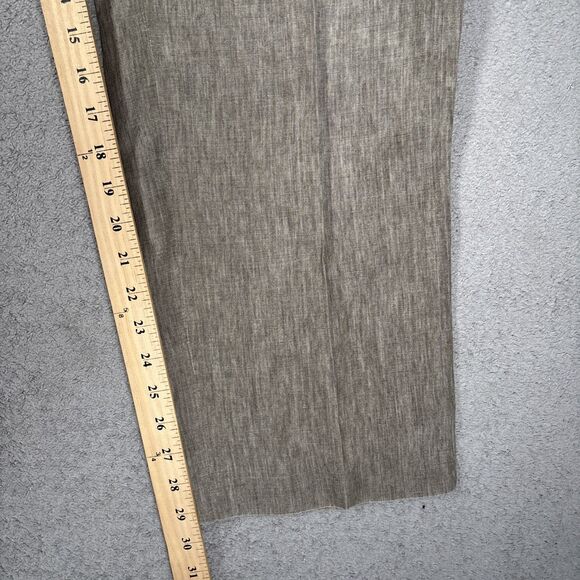 Vintage 1970s Brooks Brothers Trousers Women’s Size 14 Linen Knit Made in USA - Picture 8 of 13